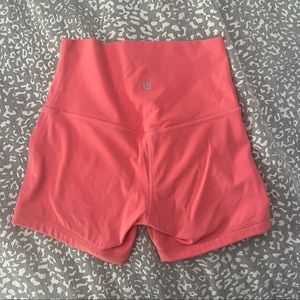 Lululemon Align 4” Spandex in Raspberry Cream